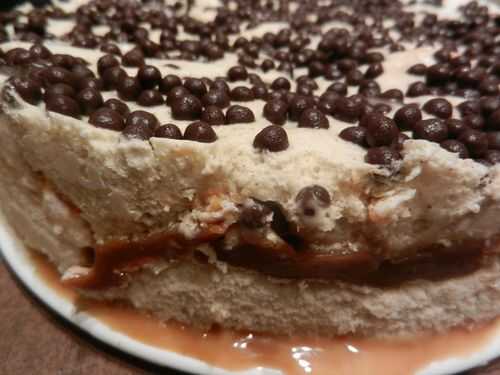 Vacherin vanille/caramel, facile et rapide!