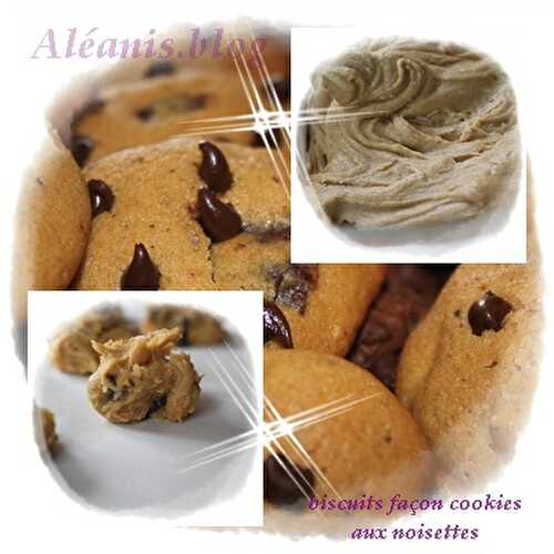 Biscuits aux pépites de chocolat et noisettes