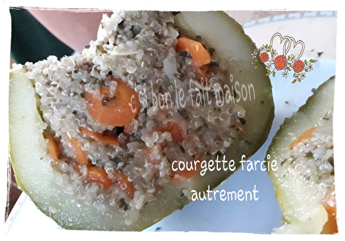 Courgette farcie au quinoa