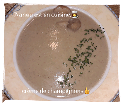 Crème de champignons