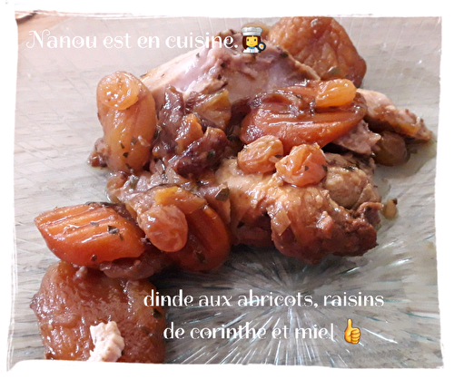 Cuisse de dinde au miel et fruits secs....