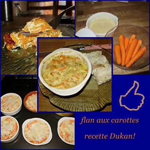Flan à la carotte (recette Dukan)