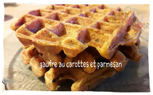 Gaufre à la carotte