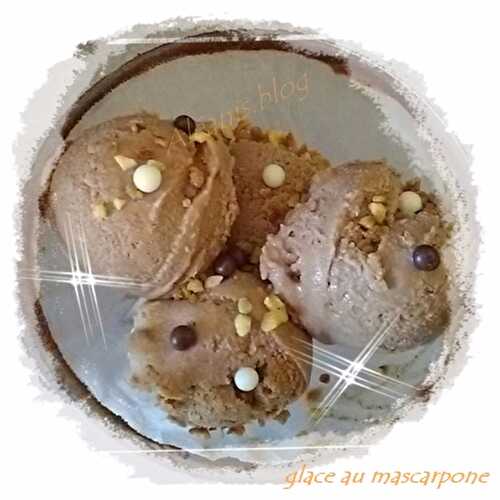 Glace maison au mascarpone