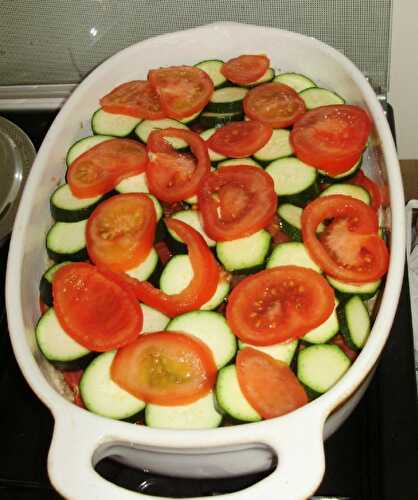 Gratin de boeuf aux tomates....