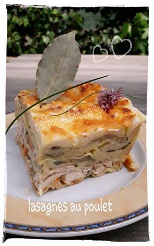 Lasagnes au poulet