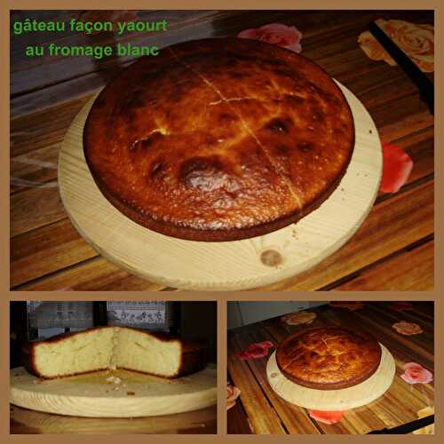 Le gâteau façon yaourt au fromage blanc