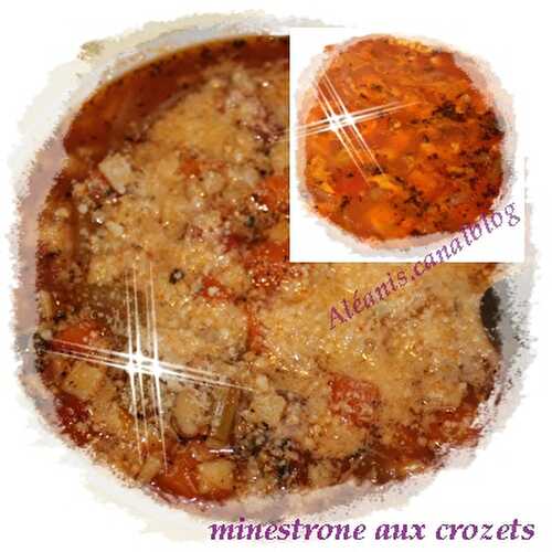 Minestrone aux crozets recette de Laurent Mariotte