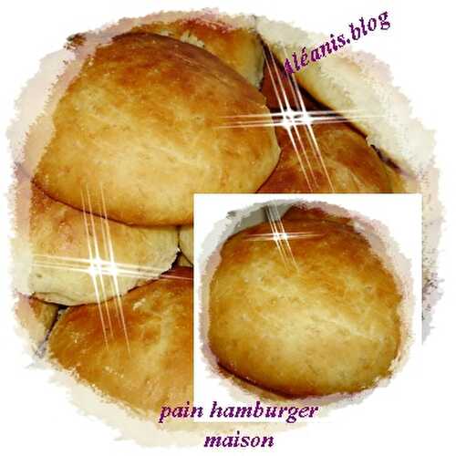 Pain hamburger ou bun's maison!!