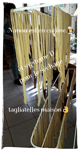 Pâte à pâte tagliatelles, lasagne ou spaghetti