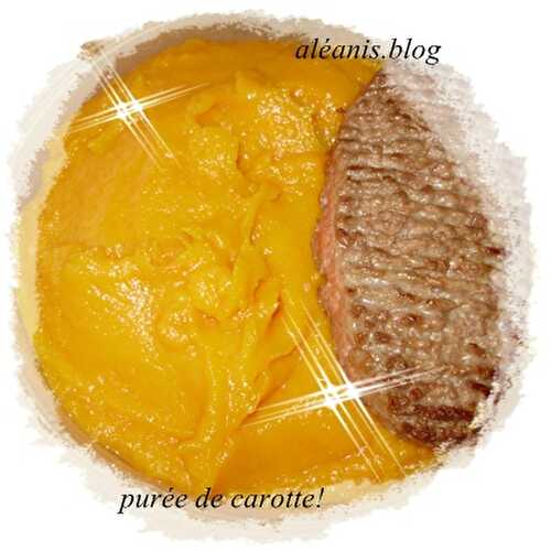 Purée de carotte que c'est bonnnn