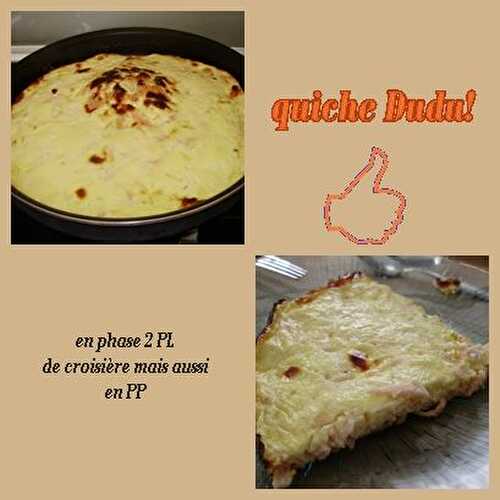 Quiche (recette Dukan) simple et rapide