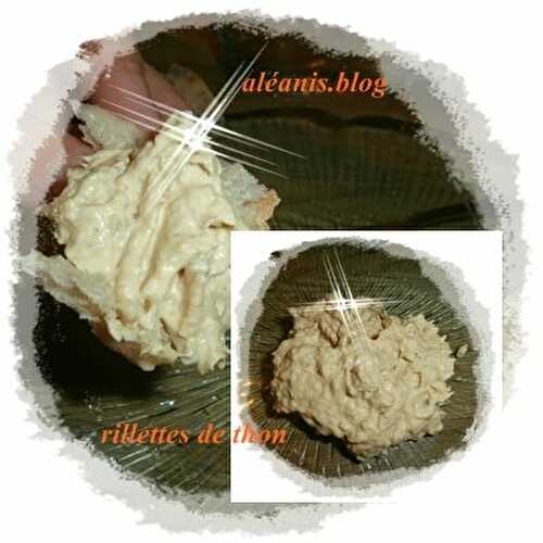 Rillettes de thon au mascarpone