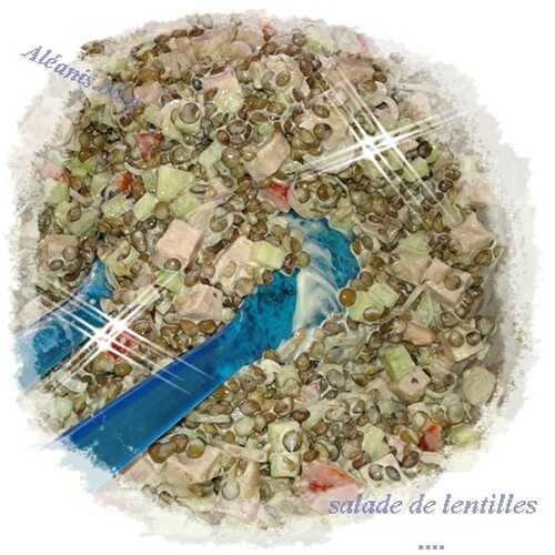 Salade de lentilles