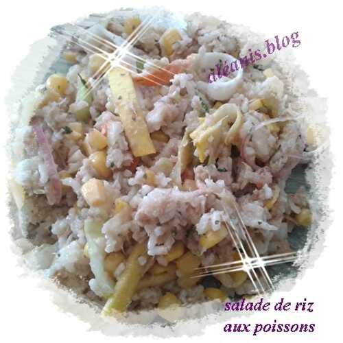 Salade de riz aux poissons