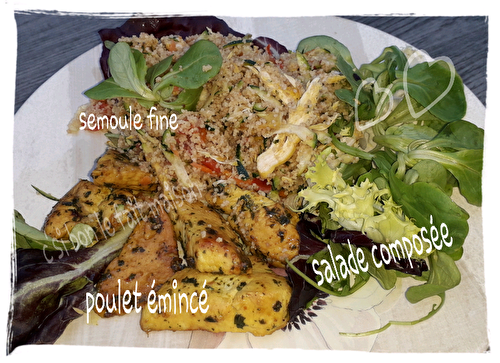 Salade de semoule façon taboulé