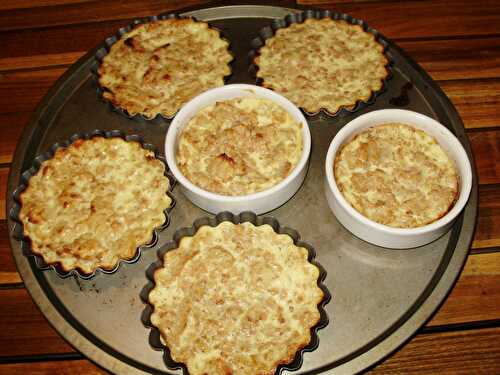 Tartelettes au céréales et fromage blanc