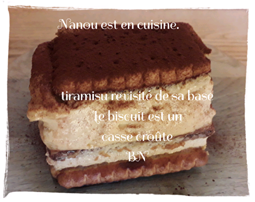 Tiramisu au casse croûte BN