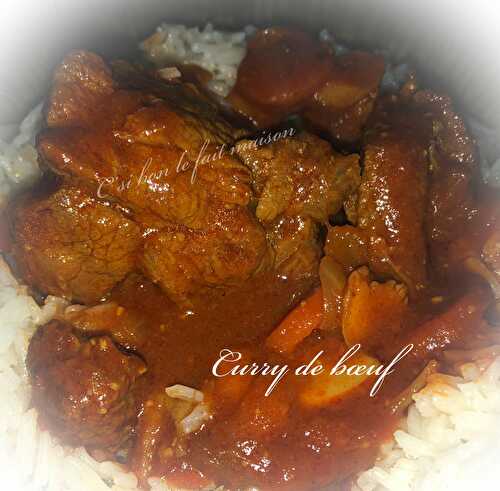 Boeuf au curry 
