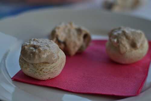 Champignons au tartare de thon