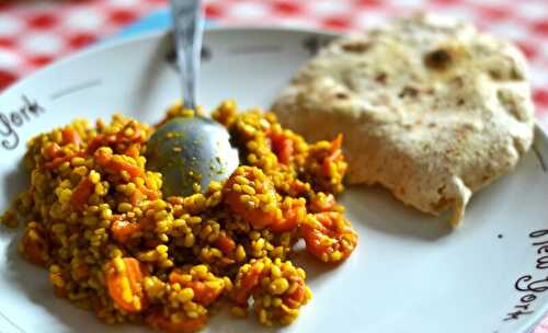 Moong dhal aux carottes