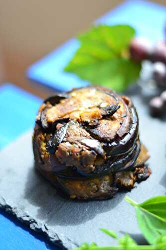 Tian aubergines et riz aux champignons noirs