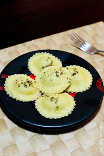 Raviolis maison épinards & ricotta