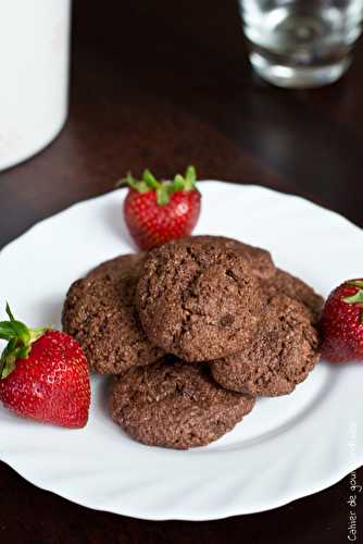 Biscuits au chocolat façon amaretti