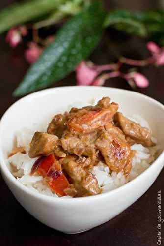 Sauté de veau au curry