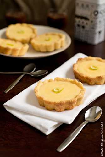 Tartelettes noisettes et citron