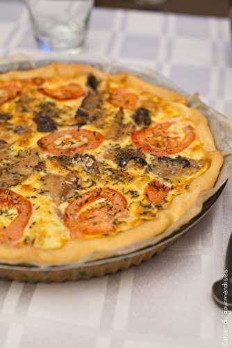 Quiche tomate sardines