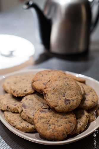 Sablés aux gros chuncks de chocolat