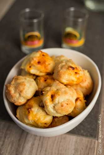 Gougeres gruyere et chorizo