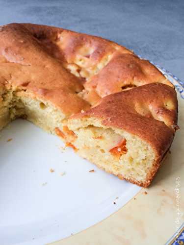 Gateau yaourt abricots