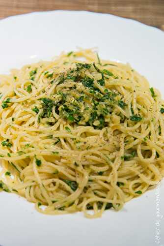 Spaghettis aromatiques à la courgette