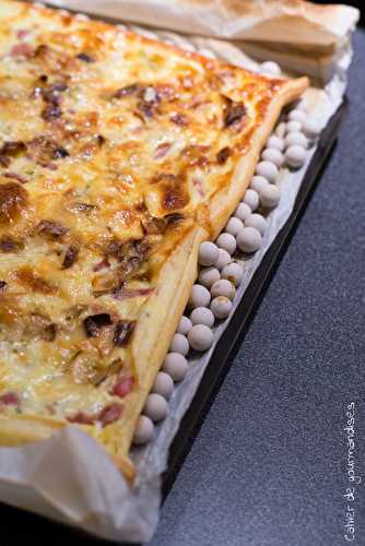 Quiche aux lardons & poireaux