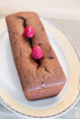 Cake au cacao & framboises