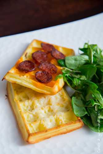 Gaufres salées au boursin