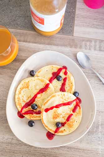 Pancakes moelleux à la ricotta et à la noix de coco