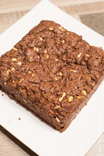 Brownie au chocolat et aux courgettes