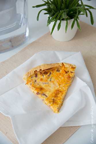 Quiche aux lardons et carottes