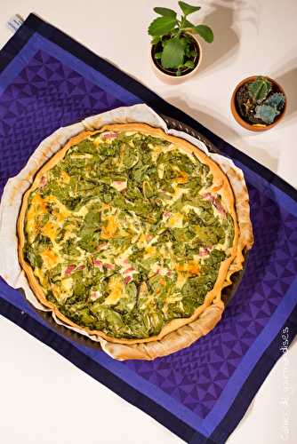 Quiche au cresson