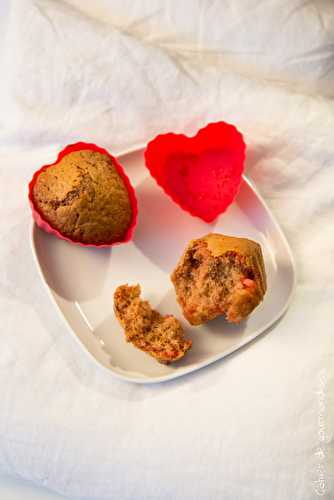 Muffins speculoos et pralines roses