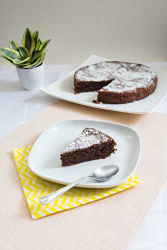 Gâteau au chocolat, amandes & huile d’olive