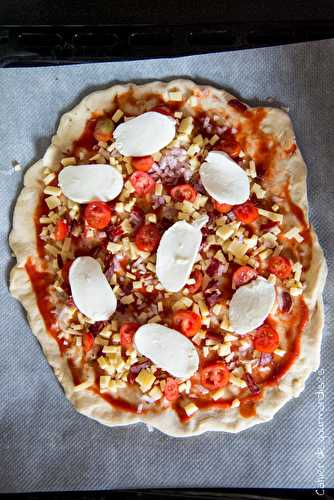 Pâte à pizza au KitchenAid