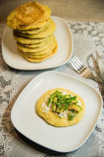 Pancakes avocat & bacon