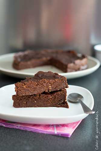 Fondant healthy au chocolat aux noisettes