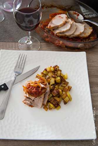 Roti de porc a la tomate