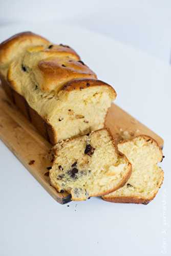 Brioche aux pépites de chocolat