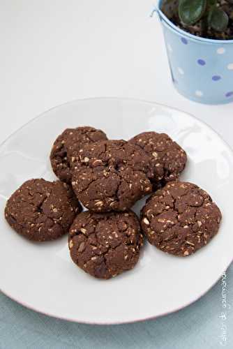 Cookies flocons d'avoine chocolat